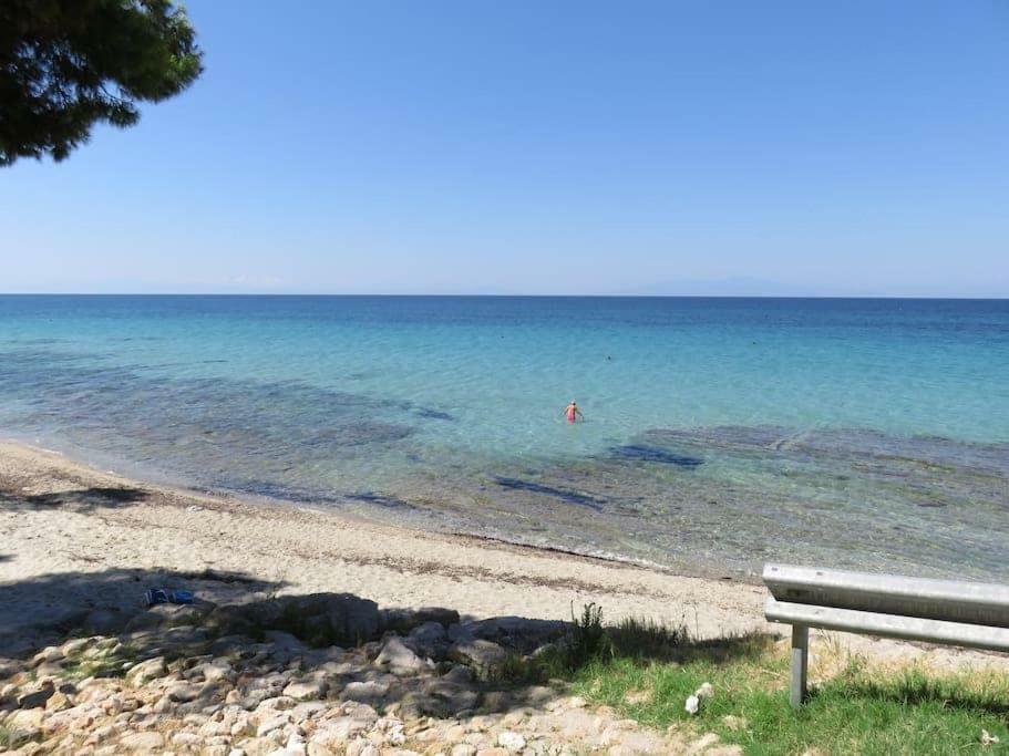 Seaside Beach House Siviri Exterior foto